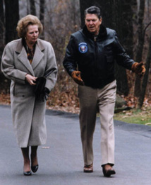 Margaret Thatcher & Ronald Reagan  - Administration des Etats-Unis d'Amérique