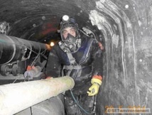 hoto : SET Environnement (Intervention dans les souterrains du chauffage urbain) hoto : SET Environnement (Intervention dans les souterrains du chauffage urbain)